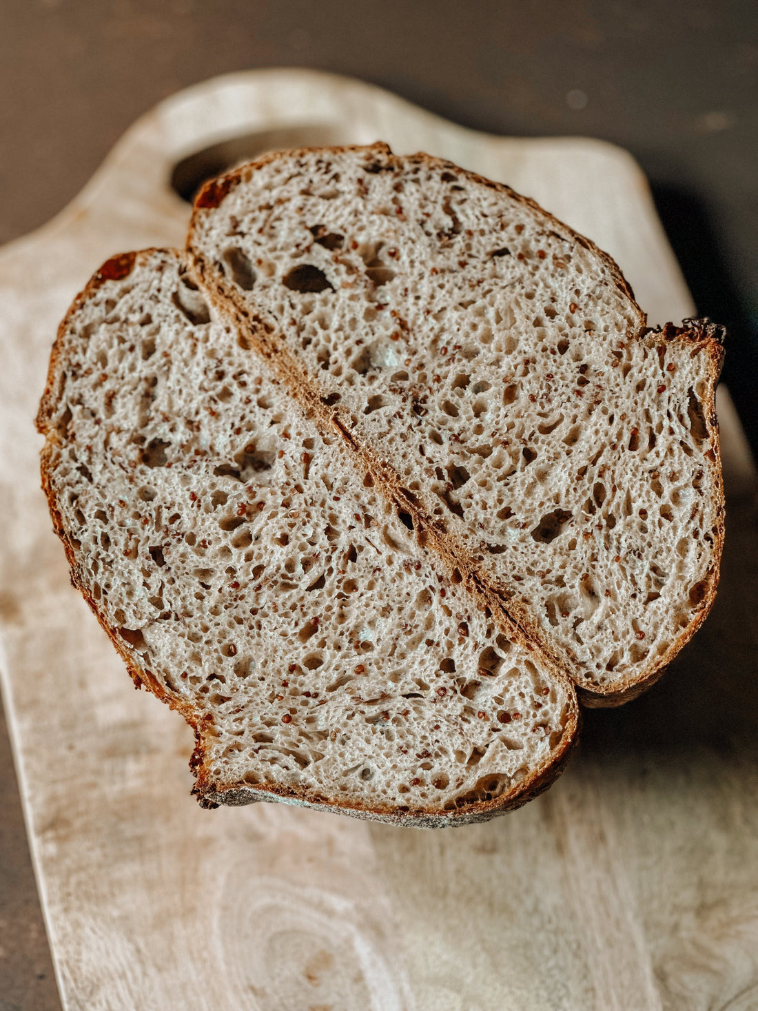 Deep Roots Milling Grains with Sprouted Quinoa Sourdough