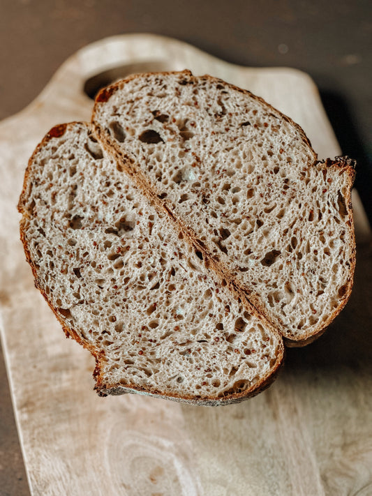 Deep Roots Milling Grains with Sprouted Quinoa Sourdough
